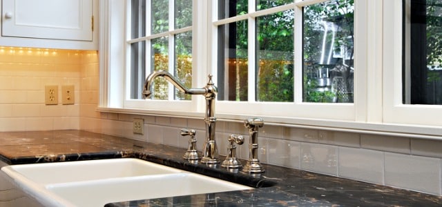 kitchen sink with a view picture id146052729