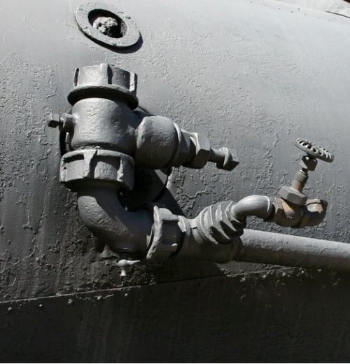 repainted many times old iron valves and pipes picture id182380447